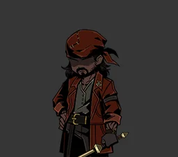 Refracted Bandana-wearing Twinhooks Pirate