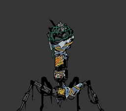 Crude Wrecking Ball Bot